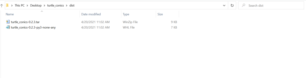 The “dist” Folder